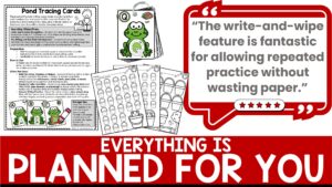 Pond Writing Practice Preview (1) - Play to Learn Preschool