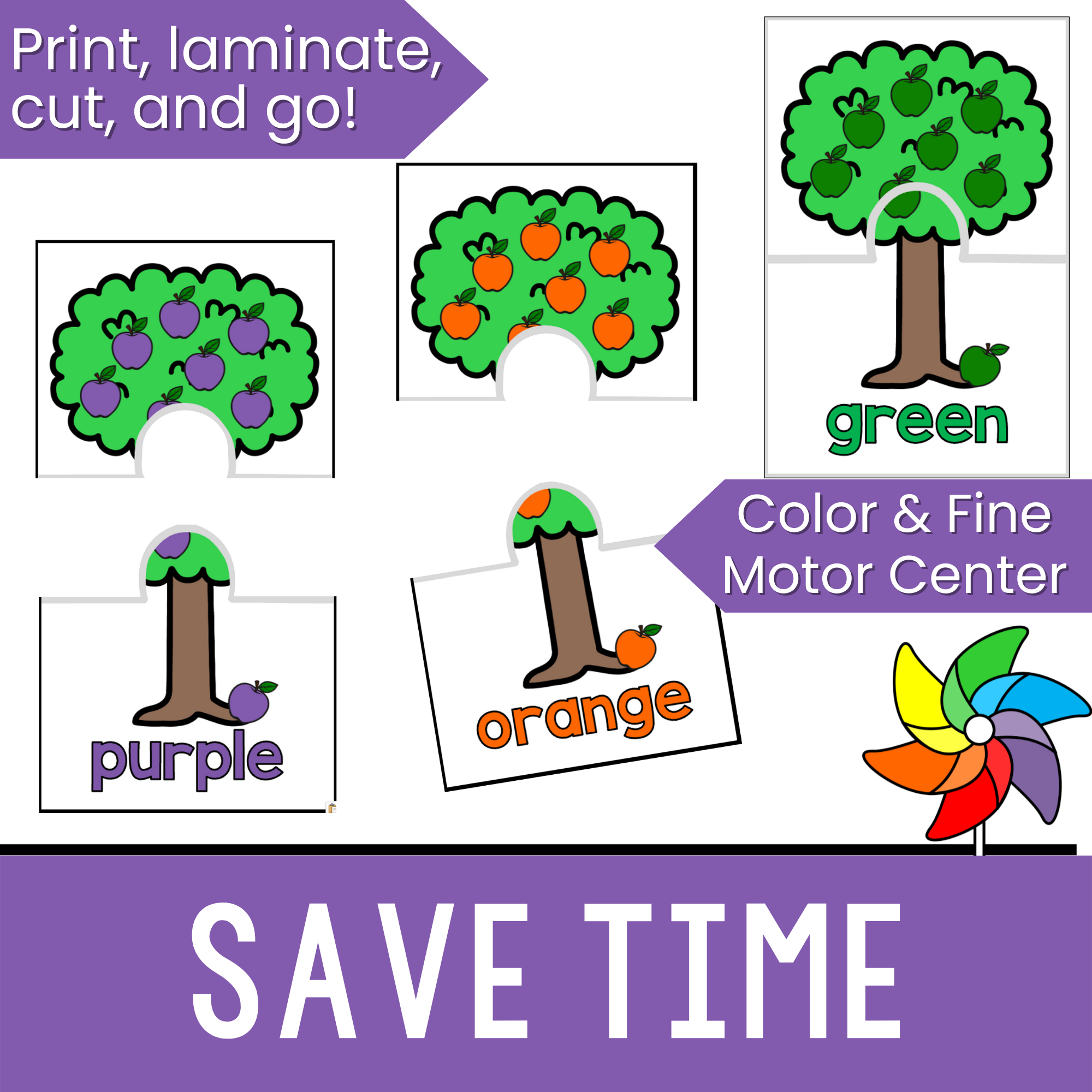 Apple Color Recognition Thumb2 - Play to Learn Preschool