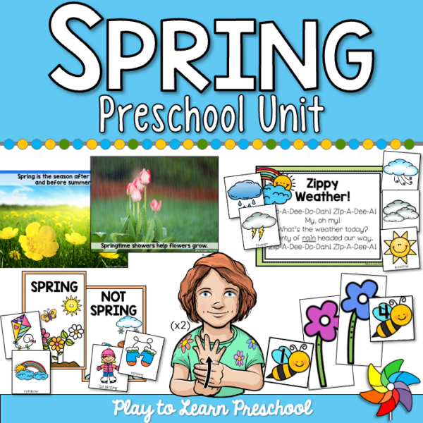 Spring Circle Time Activities - Play to Learn Preschool
